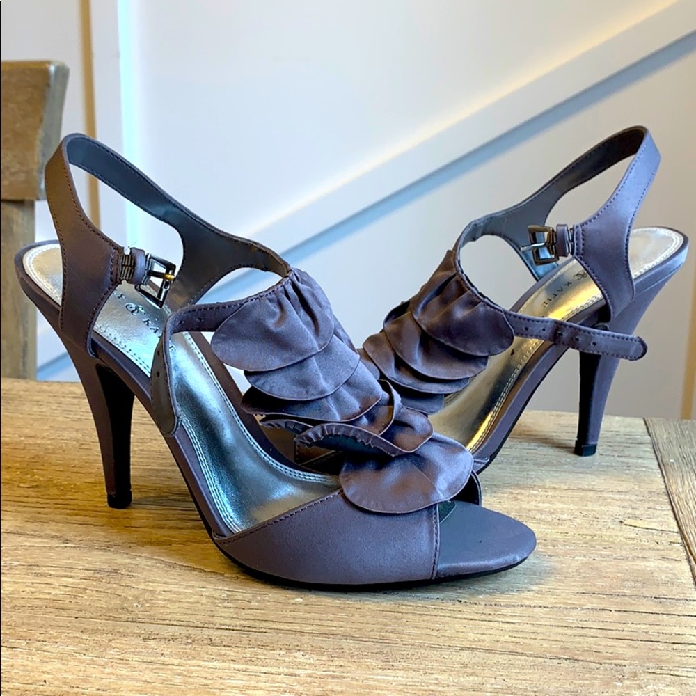Steel Grey heels size 9.5M